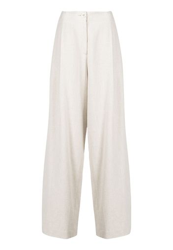 Rosetta Getty linen palazzo pants - Toni neutri