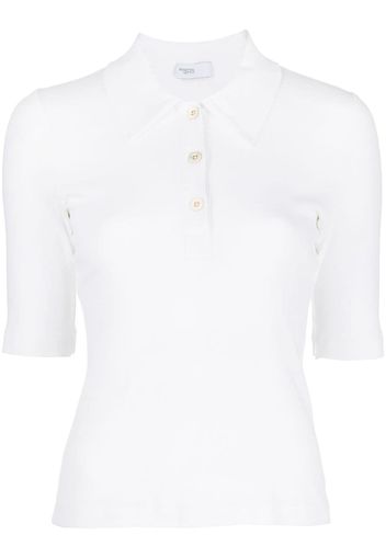 Rosetta Getty Polo aderente - Bianco