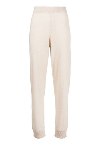 Rosetta Getty knitted cashmere track pants - Toni neutri