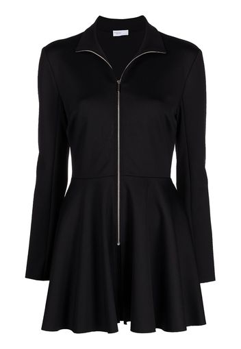 Rosetta Getty peplum-hem zip-up jacket - Nero