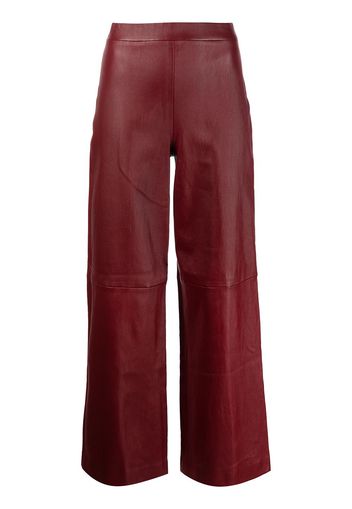 Rosetta Getty Pantaloni a gamba ampia - Rosso