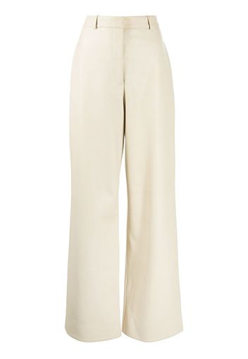 Rosetta Getty Pantaloni a gamba ampia - Bianco