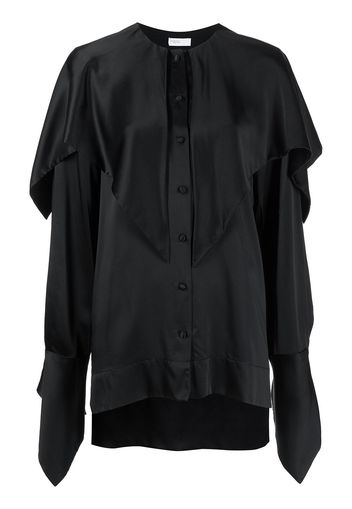 Rosetta Getty Camicia con ruches - Nero