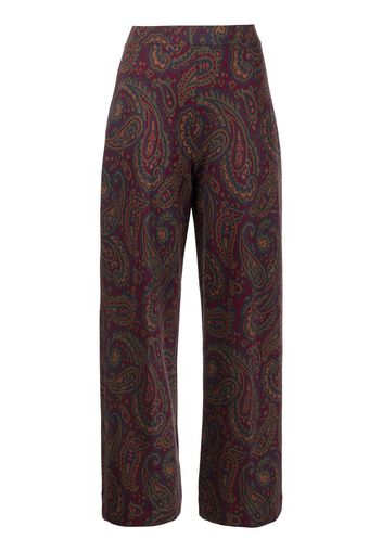 Rosetta Getty Pantaloni con stampa paisley - Multicolore