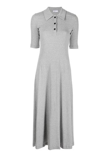 Rosetta Getty polo shirt midi dress - Grigio