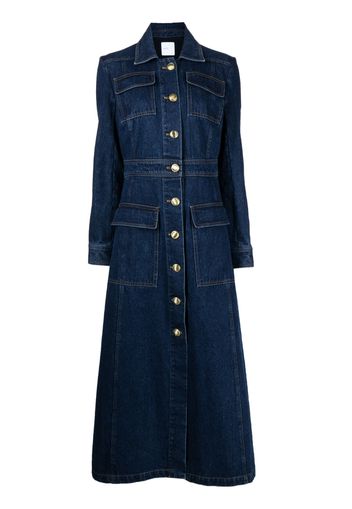 Rosetta Getty Cappotto denim - Blu