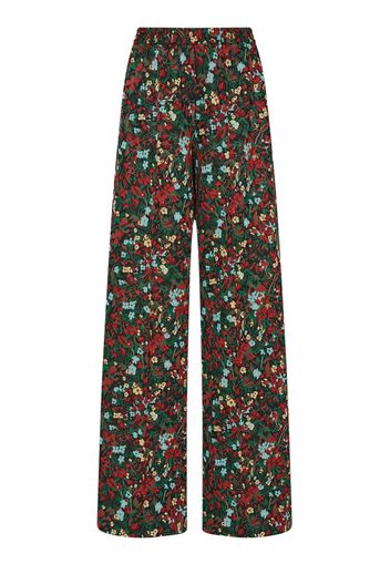 Rosetta Getty Pantaloni a fiori con vita elasticizzata - Multicolore
