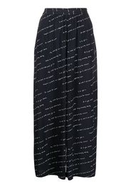 Rosetta Getty Pantaloni con stampa - Nero