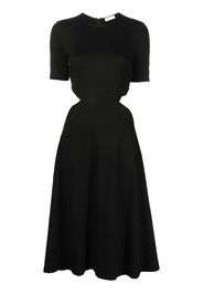 Rosetta Getty Abito midi con dettaglio cut-out - Nero