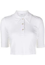 Rosetta Getty Polo crop - Bianco