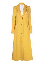 Rosetta Getty Cappotto lungo con bottoni decorativi - Giallo