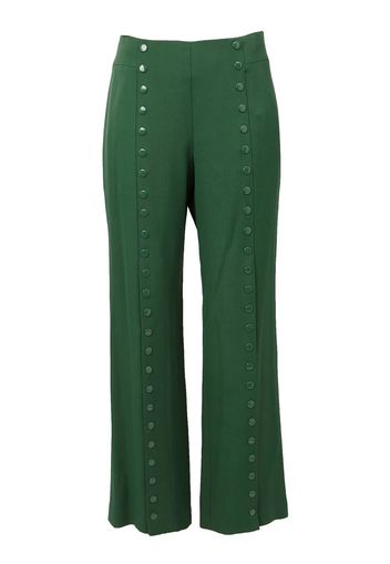 Rosie Assoulin studded wide leg trousers - Verde