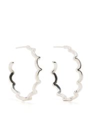 ROSIE KENT Magma Wiggle hoops - Argento