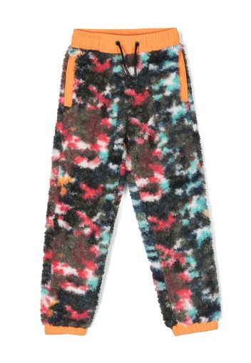 Rossignol Kids camouflage-pattern fleece trousers - Blu