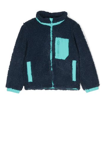 Rossignol Kids contrasting-trim fleece jacket - Blu