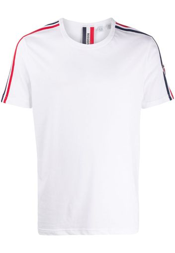 racer stripe cotton T-shirt