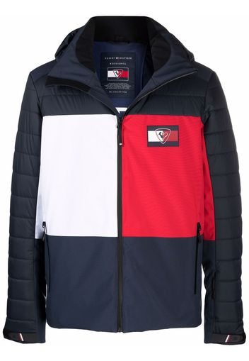 Rossignol logo colour-block jacket - Blu