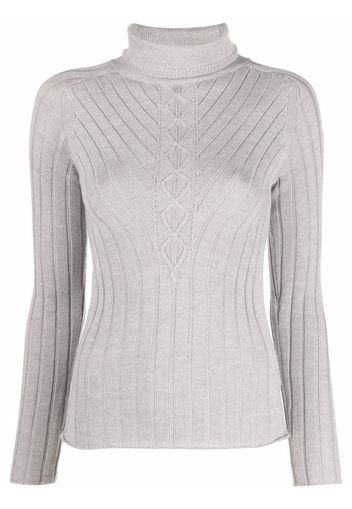 Rossignol ribbed-knit jumper - Grigio