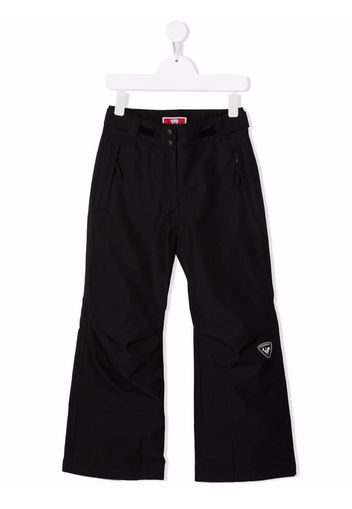 Rossignol Pantaloni da sci con ricamo - Nero