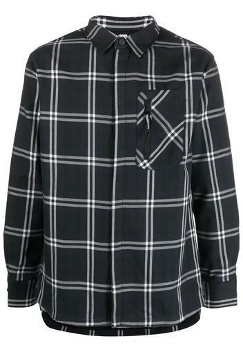 Rossignol plaid flannel shirt - Nero