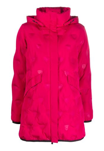 Rossignol quilted hooded coat - Rosa