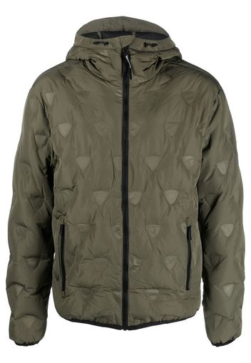 Rossignol logo-print padded zip-up jacket - Verde