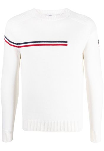 Rossignol Odysseus stripe-detail sweater - Bianco