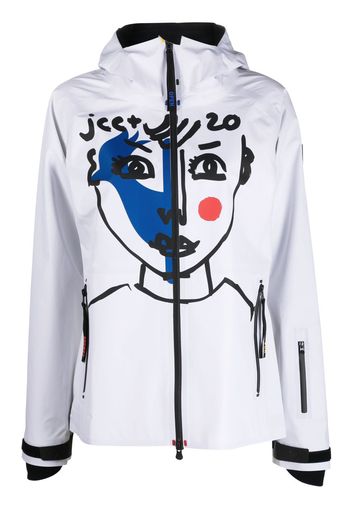 Rossignol JCC zipped hooded jacket - Bianco