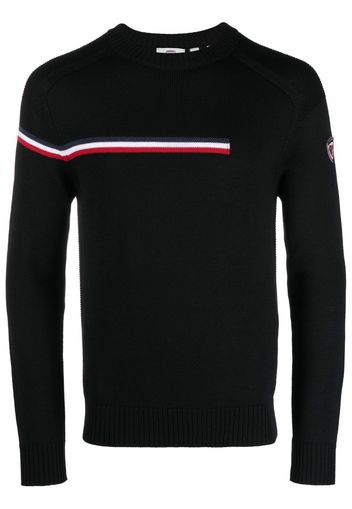 Rossignol Odysseus stripe-detail sweater - Nero