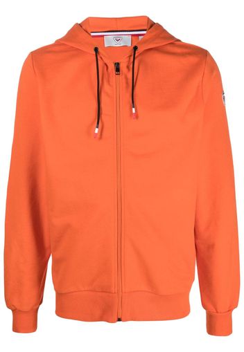 Rossignol zipped cotton hoodie - Arancione