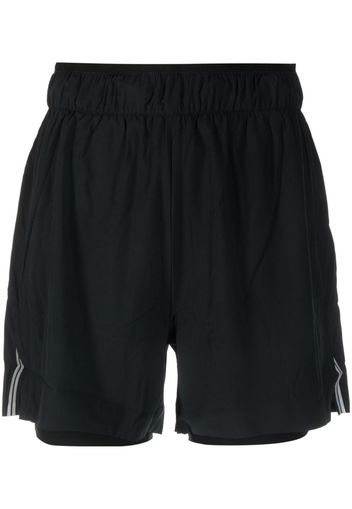 Rossignol reflective logo-print performance shorts - Nero