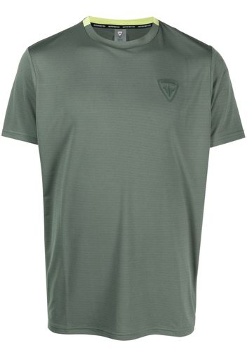 Rossignol logo-patch short-sleeved T-shirt - Verde