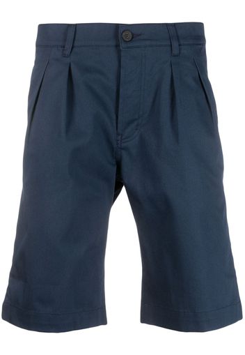 Rossignol logo-patch cotton shorts - Blu