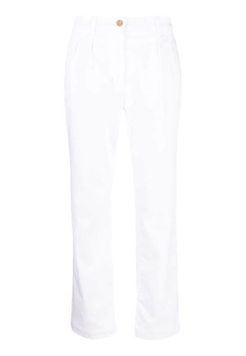 Rossignol straight-leg cotton trousers - Bianco