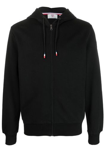 Rossignol zipped cotton hoodie - Nero