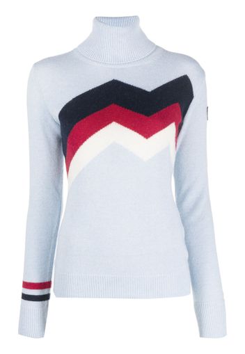 Rossignol Mountain intarsia-knit jumper - Blu