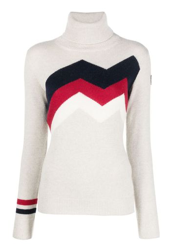 Rossignol Mountain intarsia-knit jumper - Toni neutri