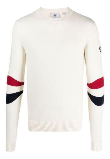 Rossignol Signature intarsia-knit jumper - Bianco