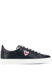 logo patch low top sneakers