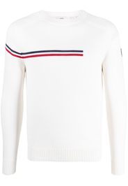 Rossignol Odysseus stripe-detail sweater - Bianco