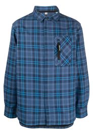 Rossignol plaid flannel shirt - Blu