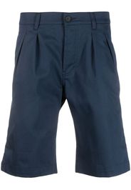 Rossignol logo-patch cotton shorts - Blu