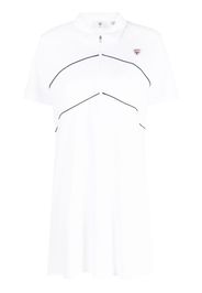 Rossignol short-sleeve polo dress - Bianco