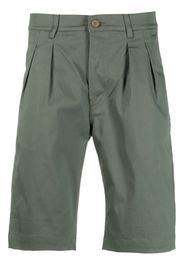 Rossignol logo-patch cotton shorts - Verde