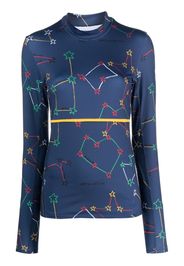 Rossignol Saturn stars-print top - Blu