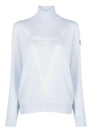 Rossignol Victoire intarsia-knit logo jumper - Blu