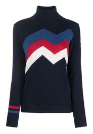 Rossignol Mountain intarsia-knit jumper - Blu