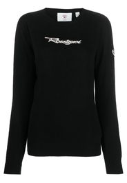 Rossignol Signature logo-embroidered jumper - Nero