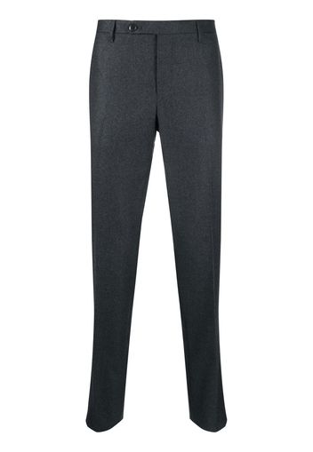 Rota virgin-wool slim-cut trousers - Grigio