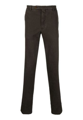 Rota cotton straight-leg trousers - Marrone